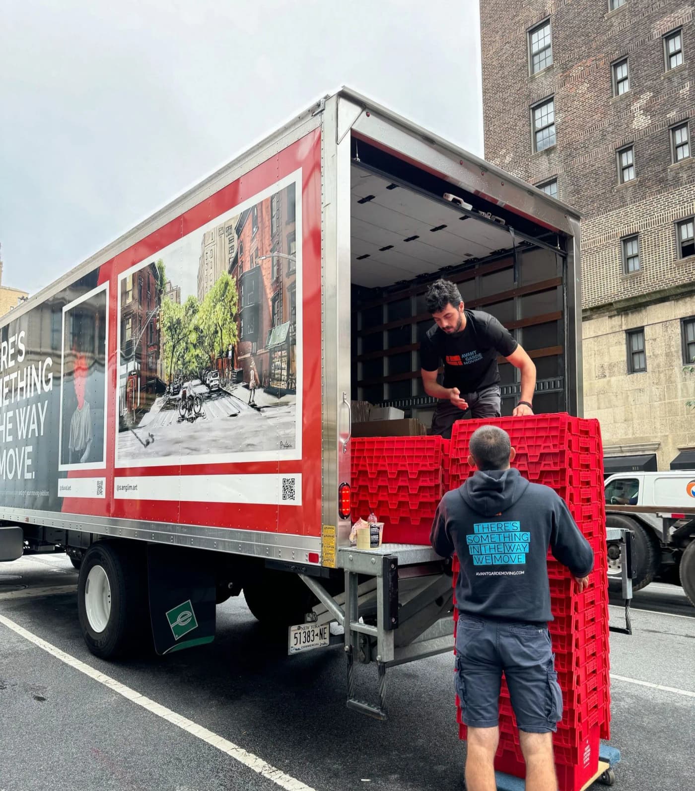 Secure climate-controlled storage facility with professional moving services